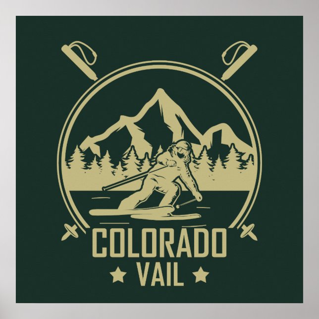 Vail Colorado Ski Poster (Vorne)