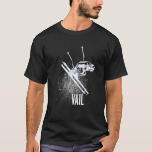 Vail Colorado Ski Resort Downhill Skier T-Shirt