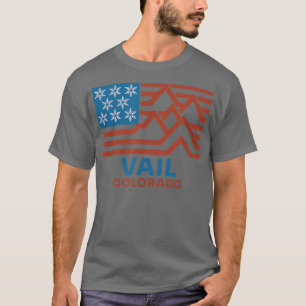 Vail Colorado Skifahren Snowboard Schneeberg T-Shirt