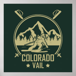 Vail Colorado Skigebiet Poster