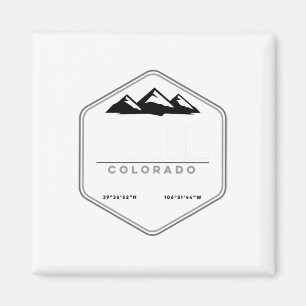 Vail Colorado Snowboard T Magnet