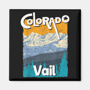 Vail Colorado Staat Rocky Mountains T-Shirt S Magnet