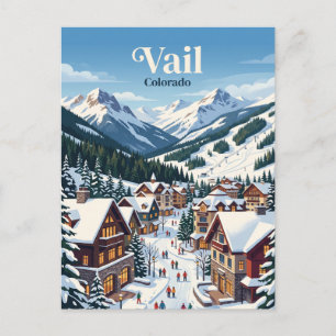 Vail, Colorado, USA Postkarte