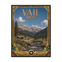 Vail Colorado Vintage Art Deco Golden Age