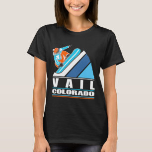 Vail Colorado - Vintager Snowboarder T-Shirt