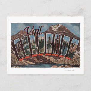 Vail, ColoradoGroße BriefszenenVail, CO Postkarte