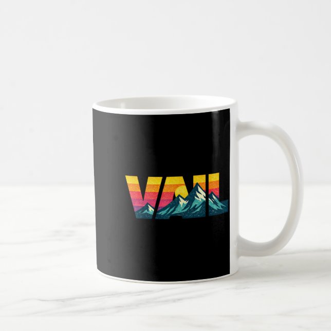 Vail Designs _ Vail Denver _ Vail Bekleidung _ Vai Kaffeetasse (Rechts)