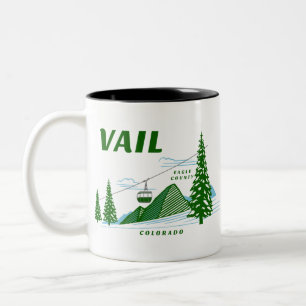 Vail Eagle Landkreis Colorado Zweifarbige Tasse