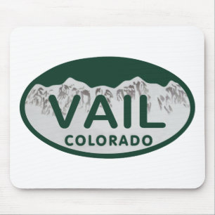 Vail Lizenzoval Mousepad