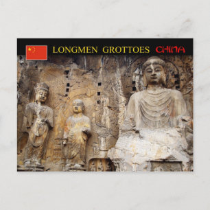 Vairocana Buddha, Langmengrotten, China Postkarte