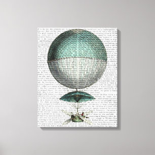 Vaisseau Volant Hot Air Ballon Leinwanddruck