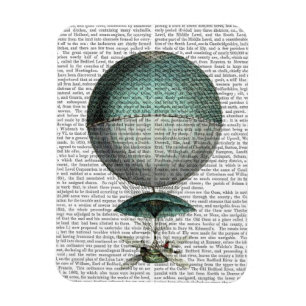 Vaisseau Volant Hot Air Ballon Magnet