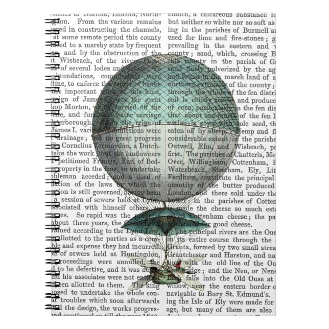 Vaisseau Volant Hot Air Ballon Notizblock (Vorderseite)