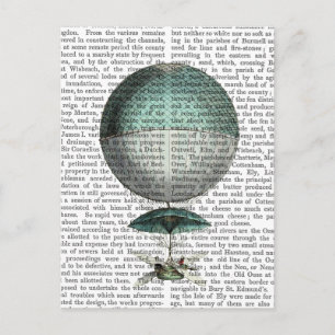 Vaisseau Volant Hot Air Ballon Postkarte