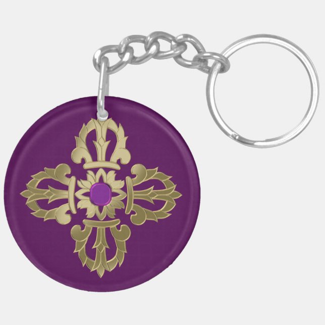 Vajra-Symbol Schlüsselanhänger (Rückseite komplett)