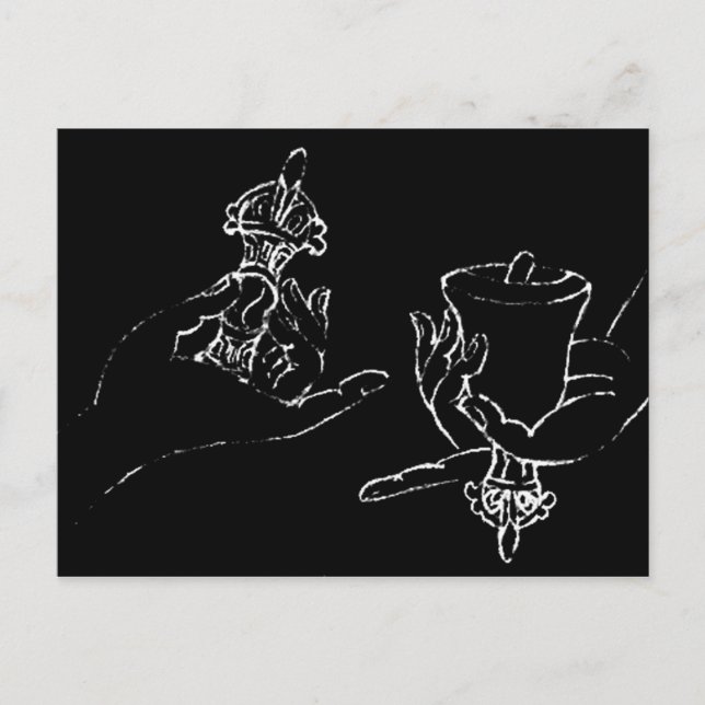 Vajrasattva Mudra Postcard Postkarte (Vorderseite)