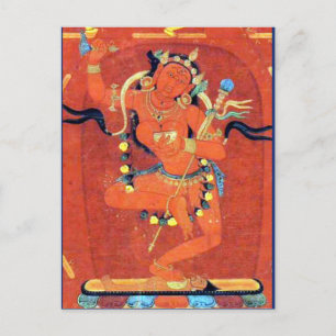 Vajravarahi Vajrayogini Tibetische Buddhistische G Postkarte