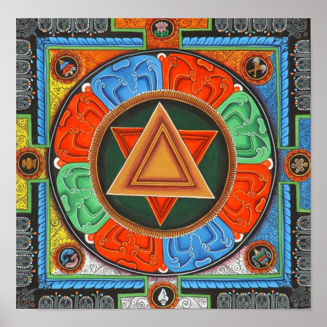 Vajrayogini Mandala Poster (Vorne)