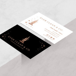 Vakuum Berufliche Haushaltshilfe & Hausreinigung B Visitenkarte