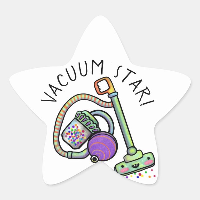 Vakuum-Star-Aufkleber (20 pro Blatt) Stern-Aufkleber (Vorderseite)