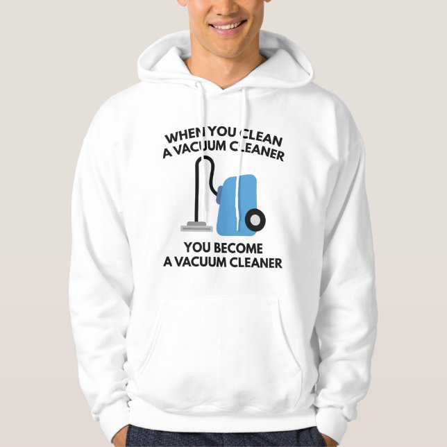Vakuumreiniger Hoodie (Vorderseite)