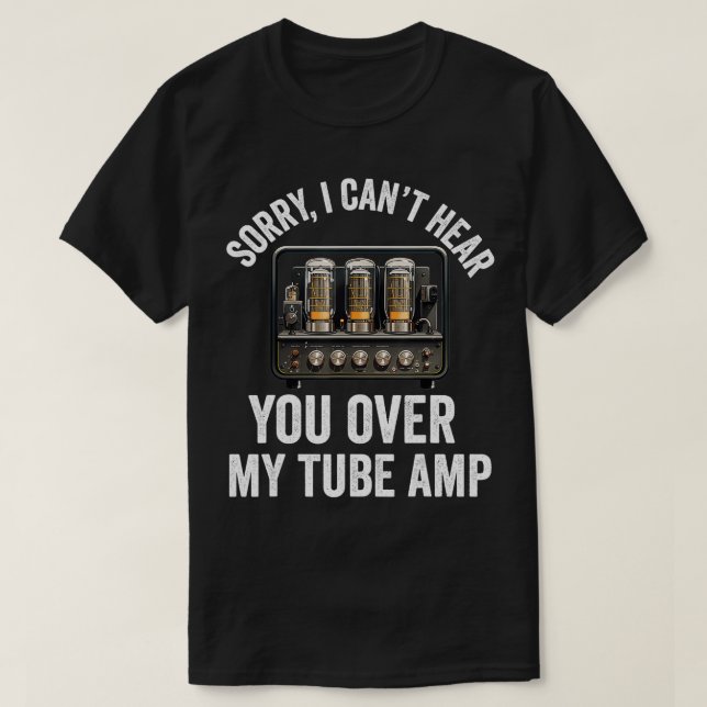 Vakuumröhrchen Amp Amplifier Analogon Elektronenel T-Shirt (Design vorne)