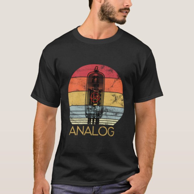 Vakuumröhre analoge Audioleistung Amp Hi-Fi oder G T-Shirt (Vorderseite)