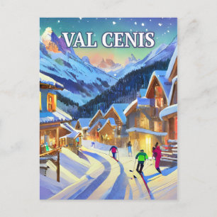 Val Cenis: Smaragd des Alpes, Seenia Hivernale Postkarte