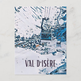Val d’Isère Skistation Postkarte