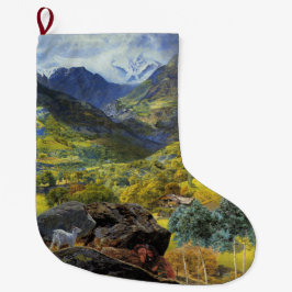 Val d'Aosta (Majestic Italia Alpine Landschaft) Großer Weihnachtsstrumpf
