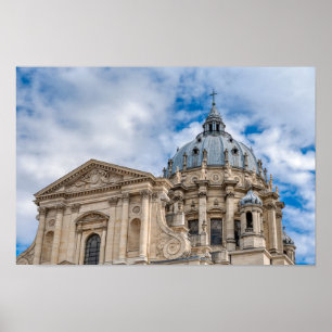 Val-de-Grace-Kirche und Militärlazarett in Paris Poster
