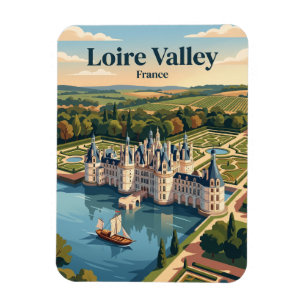 Val de Loire Frankreich Magnet
