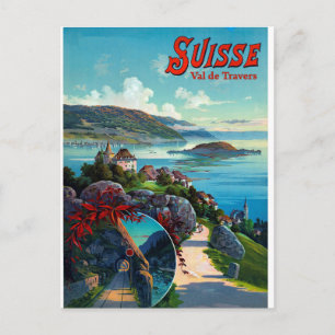 Val de Travers, Schweiz Postkarte