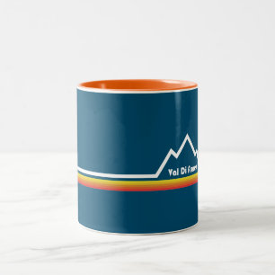 Val Di Funes Italien Zweifarbige Tasse