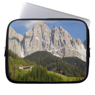Val di Funes, Villnößtal, Dolomiten, Italien Laptopschutzhülle