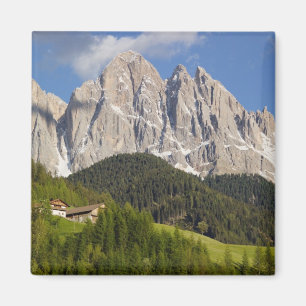 Val di Funes, Villnosstal, Dolomiten, Italien Magnet