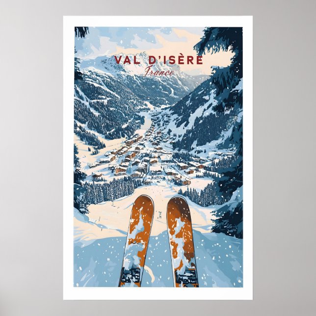 Val disere Druck 1 Poster (Vorne)