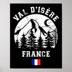 Val Disère Frankreich Alpen Skigebiet Alptransit Poster