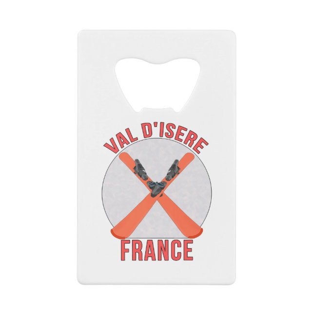 Val d'Isere, Frankreich Geldbeutel Flaschenöffner (Vorderseite)
