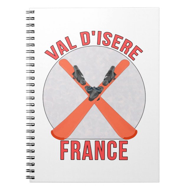 Val d'Isere, Frankreich Notizblock (Vorderseite)