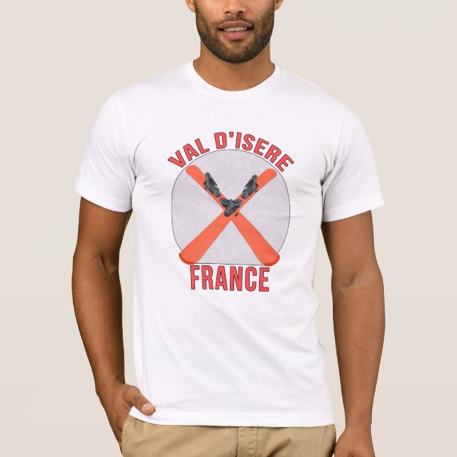 Val d'Isere, Frankreich T-Shirt (Vorderseite)
