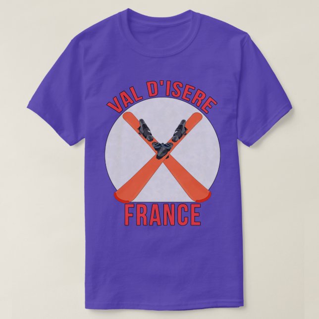 Val dIsere Frankreich T-Shirt (Design vorne)