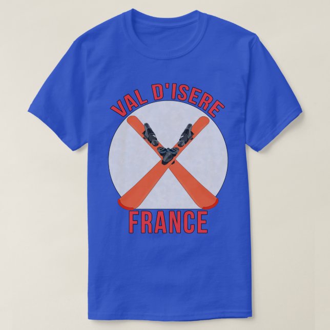 Val dIsere Frankreich T-Shirt (Design vorne)