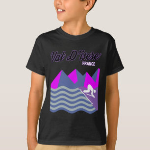 Val D'isere Französische Alpen Frankreich Skigebie T-Shirt