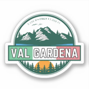 Val Gardena Italien Tour Aufkleber