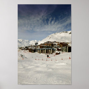 Val Thorens Drei Täler Frankreich Poster