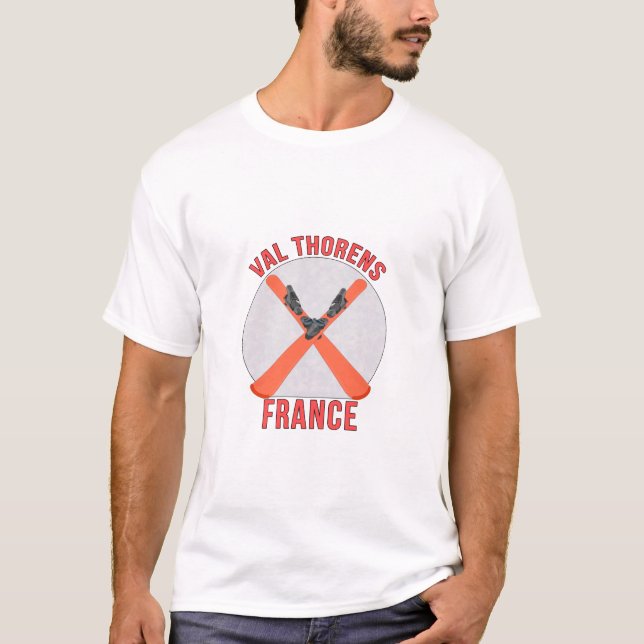 Val Thorens, France T-Shirt (Vorderseite)