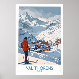 Val Thorens Frankreich Druck 1 Poster