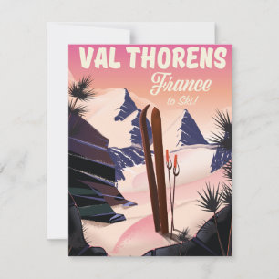 Val Thorens, Frankreich Skiplakat