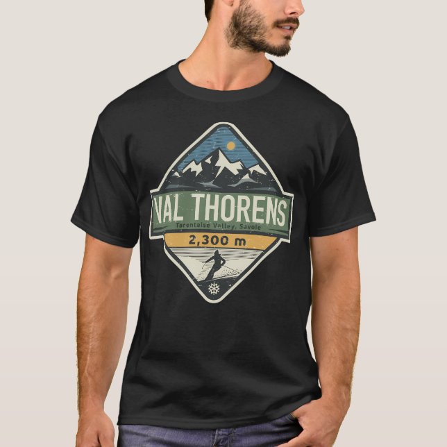 Val Thorens Frankreich T-Shirt (Vorderseite)